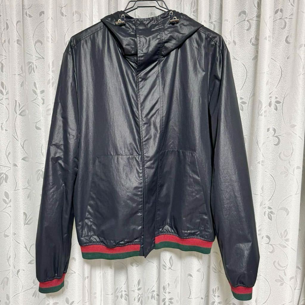 美品 GUCCI グッチ ナイロンパーカー ウィンドブレーカー 美品 GUCCI グッチ ナイロンパーカー ウィンドブレーカー
