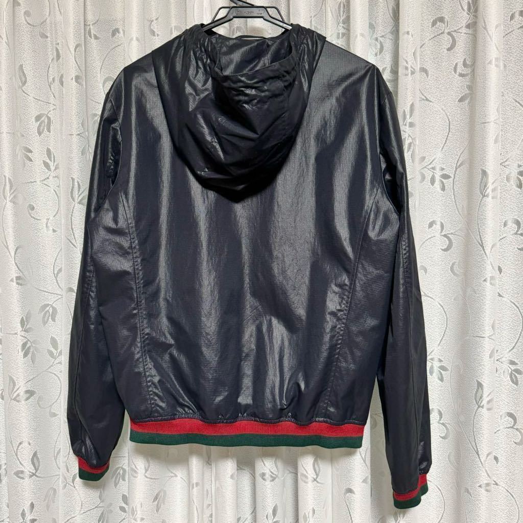 美品 GUCCI グッチ ナイロンパーカー ウィンドブレーカー 美品 GUCCI グッチ ナイロンパーカー ウィンドブレーカー