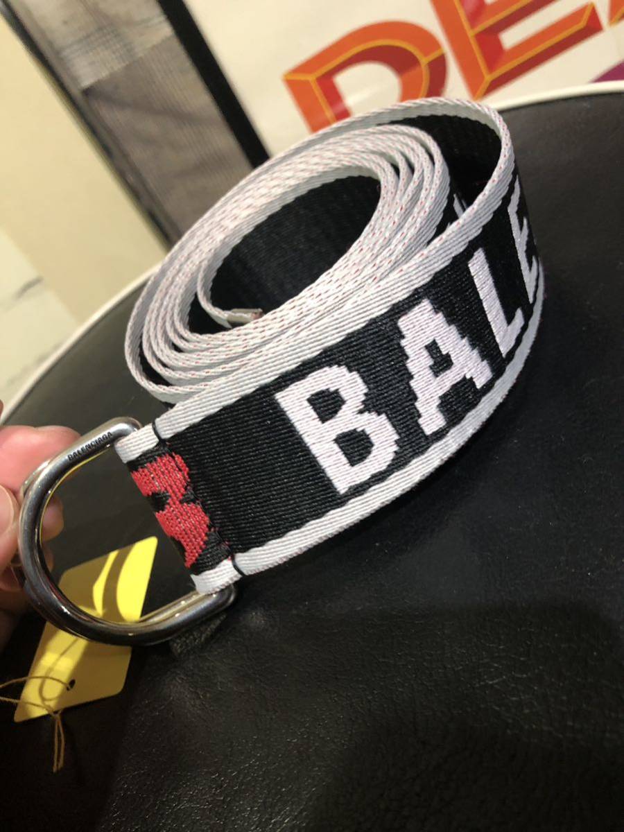 正規品です！ ★ BALENCIAGA バレンシアガ ★ D RING ベルト ブラック　FK_画像1