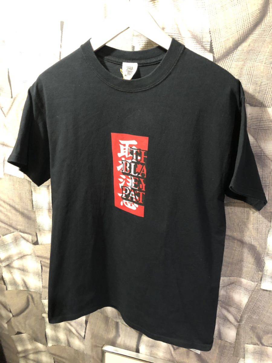 BlackEyePatch ブラックアイパッチ 取扱注意 ラベル Tシャツ 半袖 50821702 サイズM ブラック　FK