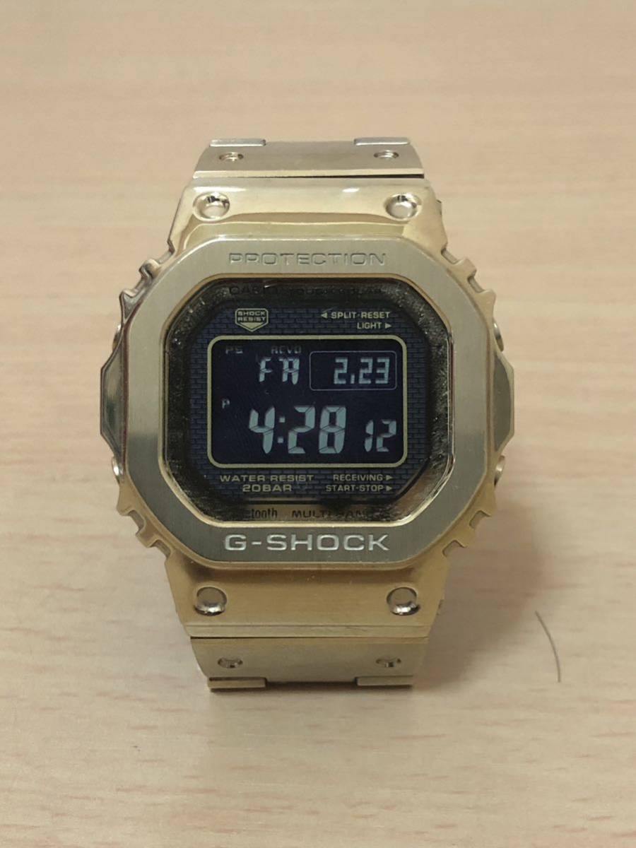 状態良好 ★ CASIO カシオ G-SHOCK GMW-B5000GD 腕時計 ゴールド　FK