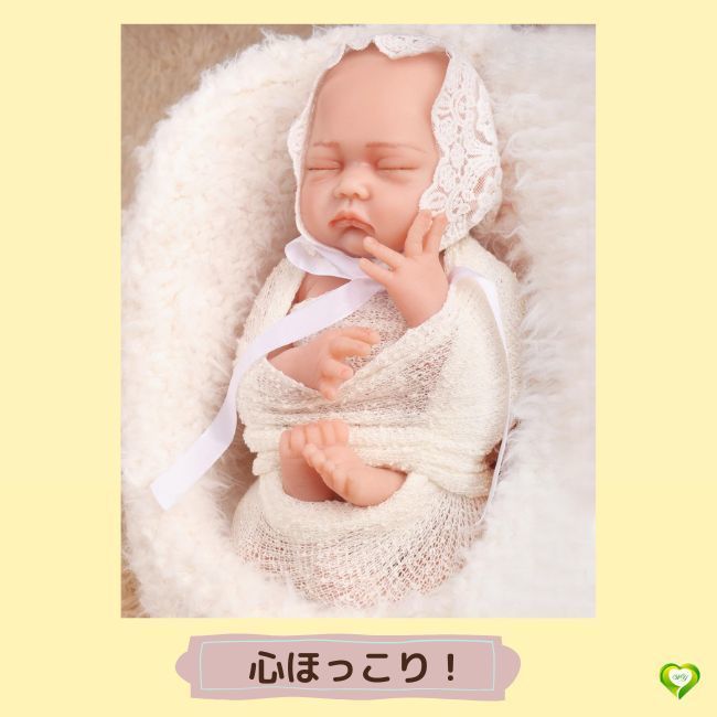 【心ほっこり！】リボーンドール リアルな赤ちゃん ガール 女の子 フルシリコン 43cm 柔らかい 新生児 育児練習用 癒し 可愛い R1_画像1
