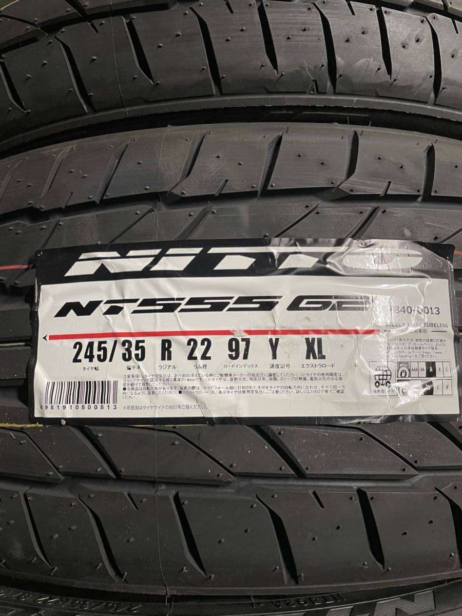 ニットー　NITTO NT555 G2 245/35-22 4本_画像2