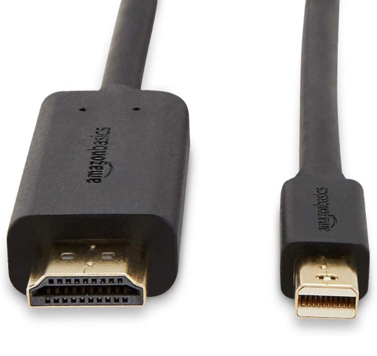 Amazonベーシック Mini DisplayPort - HDMI 変換ケーブル タブレット用 1.8m ブラック