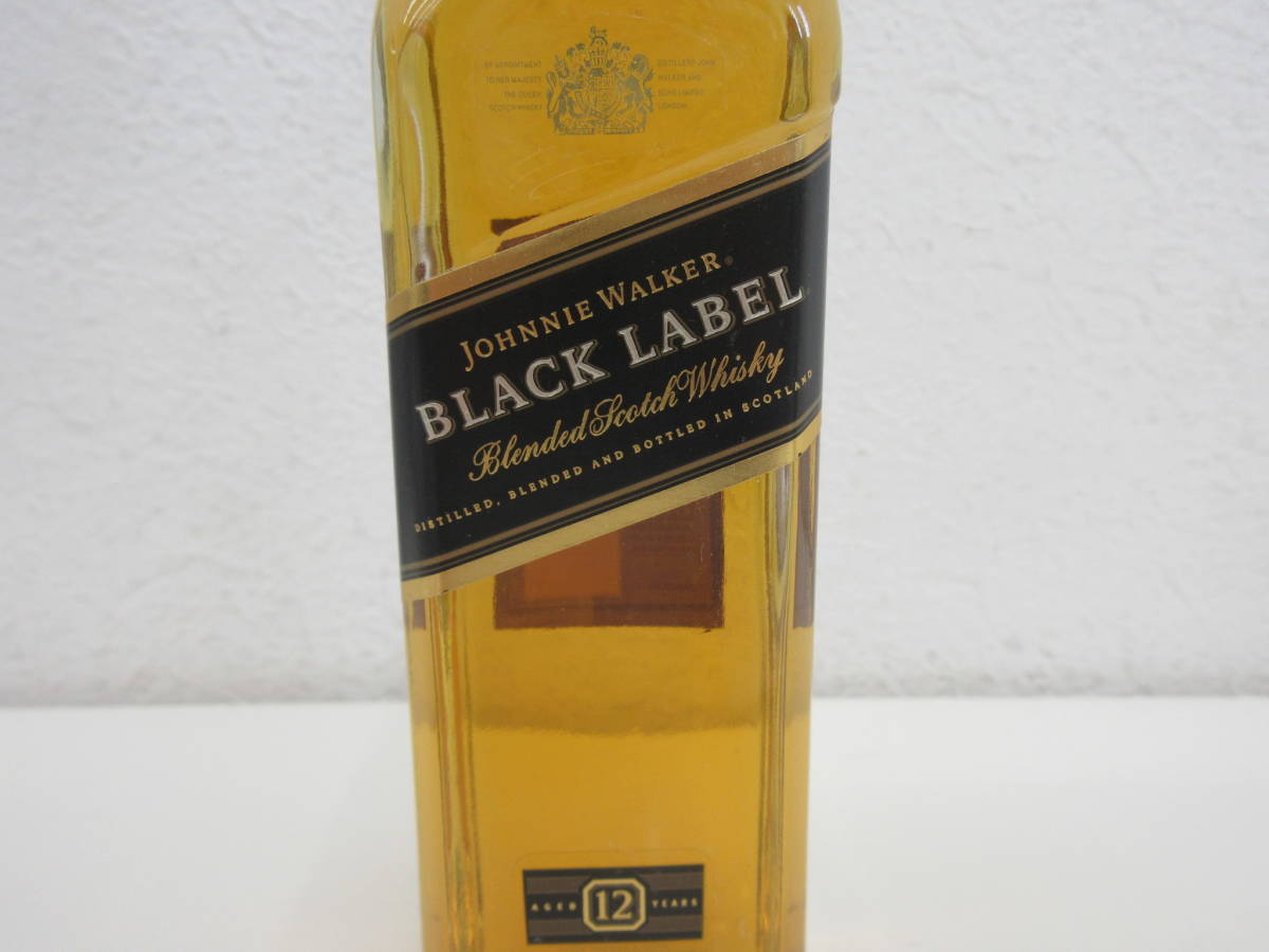 未開栓　Johnnie Walker ジョニーウォーカー　BLACK LABEL 12年　スコッチウイスキー　ベビーボトル　200ml　40%_画像3