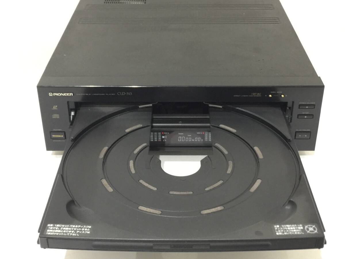 2402088 パイオニア PIONEER LDプレーヤー CLD313 オーディオ機器 コンパチブル レーザーディスク リモコン付き 中古品の画像8