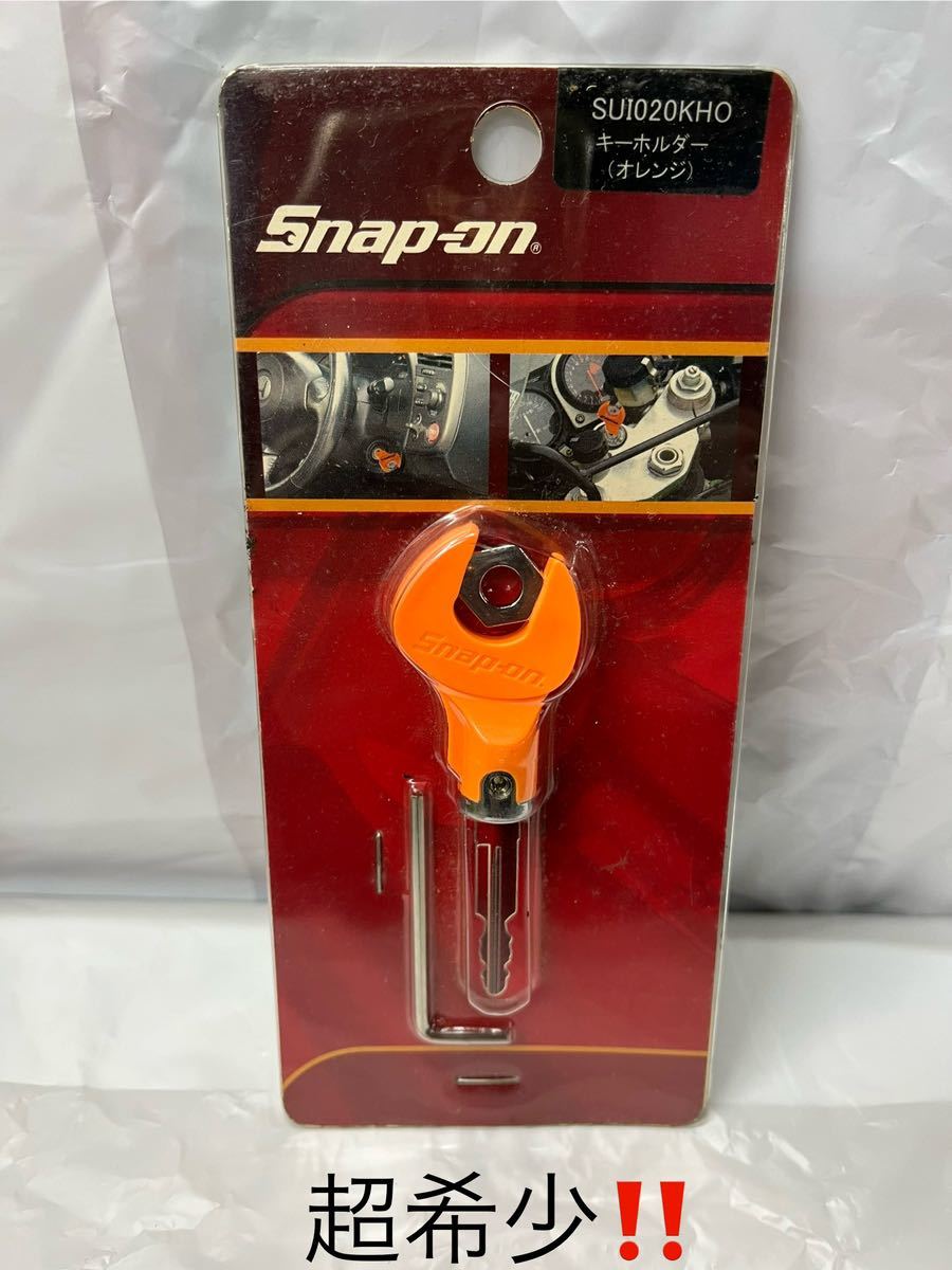 超希少 激レア SNAP-ON スナップオン スパナ型キーホルダー オレンジ_画像1