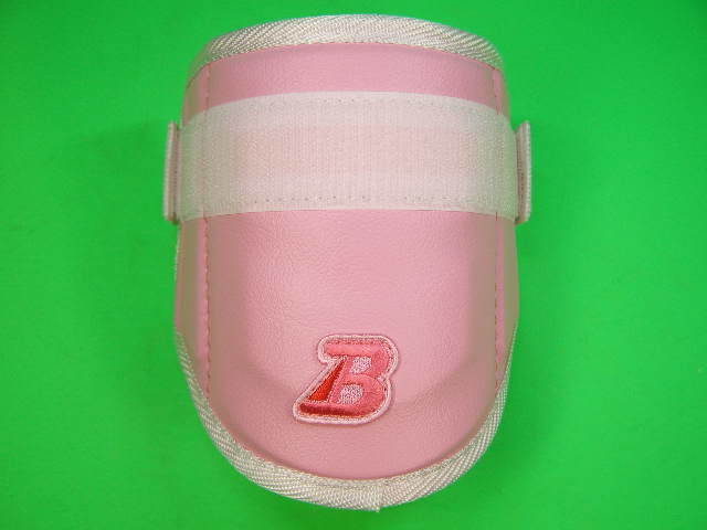 be Luger doBELGARD elbow guard pink × white worn B Mark pink AL710 size adjustment possibility right strike person for left strike person for combined use arm guard 