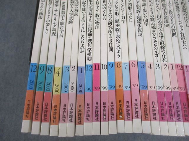 VX10-125 日本評論社 数学セミナー 1997～2000 計27冊 大森英樹/戸田盛和/二間瀬敏史/井川俊彦/他多数 ★ 00L6D_画像6