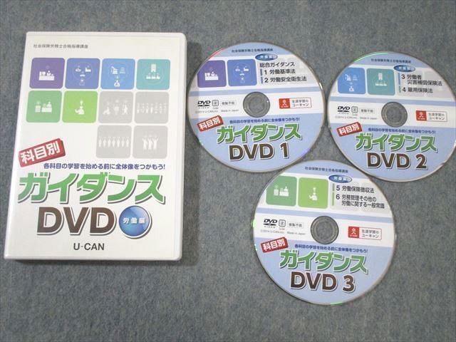 VY01-097 ユーキャン 社会保険労務士 テキスト/確認ドリル/過去問/選択式問題攻略集など 未使用品 2015 DVD2巻付 ★ 00 L4D_画像8
