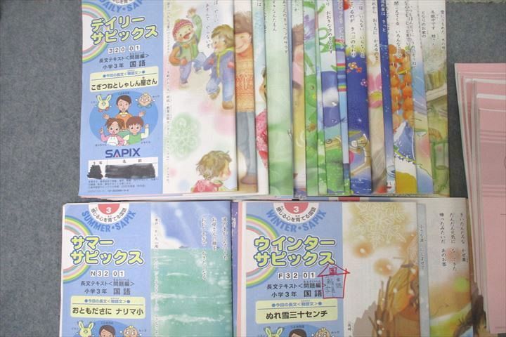 VZ25-108 SAPIX 小学3年 国語 デイリー/サマー/ウインター/チャレンジサピックス 計46回分セット 2019 00 L2D_画像2