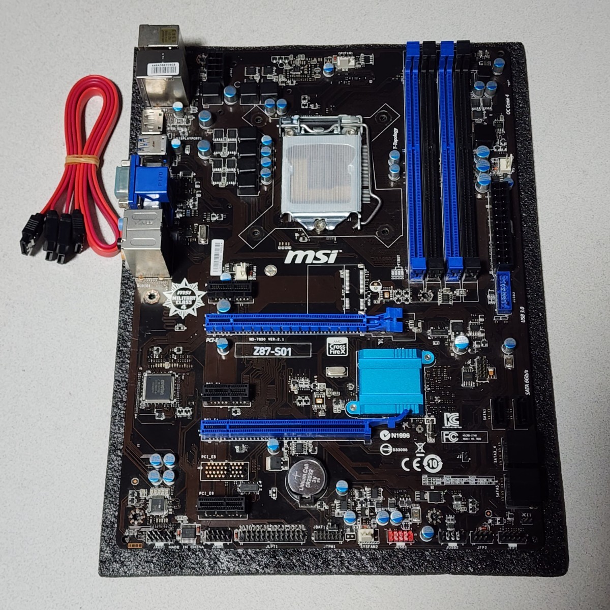 MSI Z87-S01 LGA1150 ATXマザーボード 第4世代CPU対応 Bios 動作 MSI Z87-S01 LGA1150 ATXマザーボード 第4世代CPU対応 Bios 動作