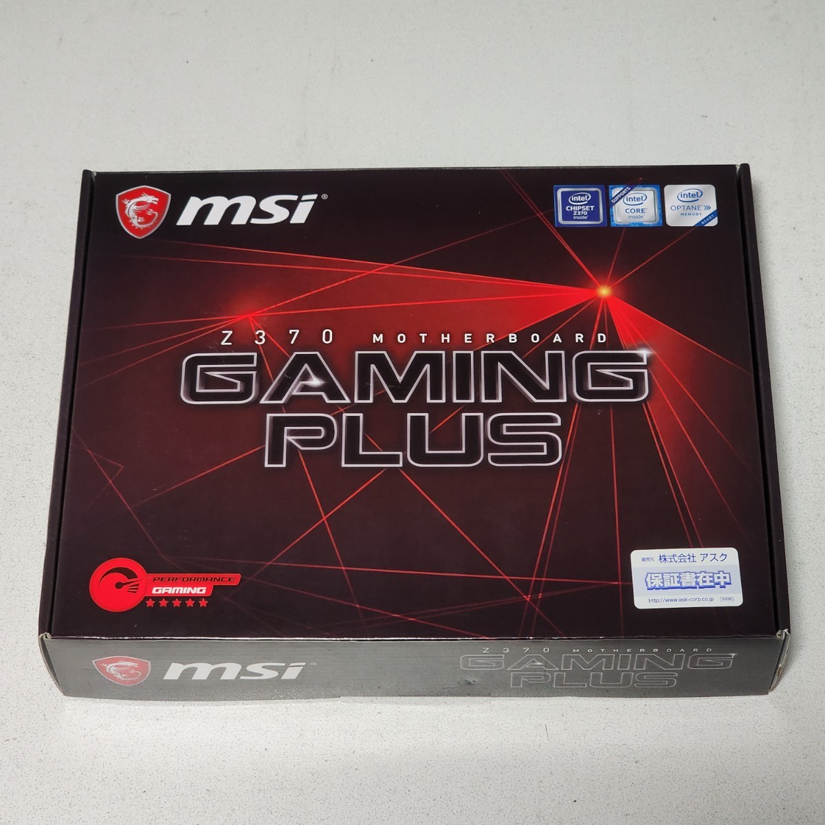 MSI Z370 GAMING PLUS IOパネル付属 LGA1151 ATXマザーボード 第8・9世代CPU対応 最新Bios 動作確認済 PCパーツ_画像1