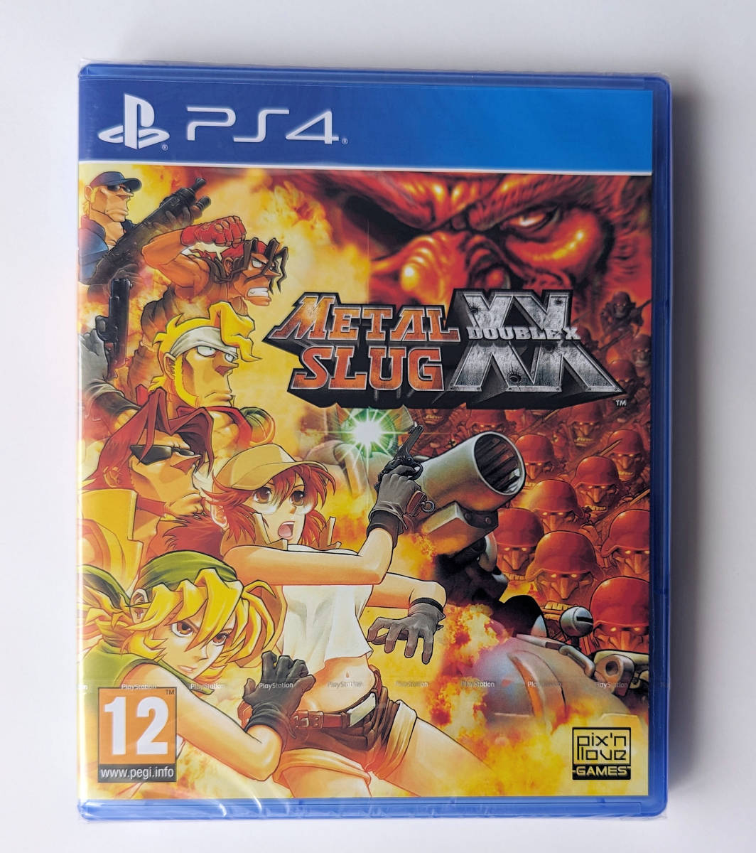 新品 ★ メタルスラッグXX METAL SLUG DOUBLE X PS4パッケージ版 EU版 ★ プレステーション4