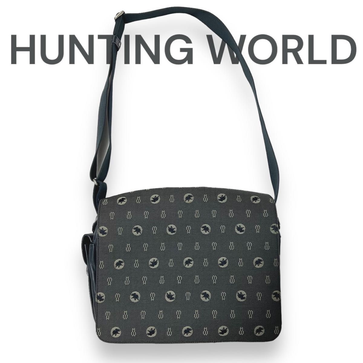 HUNTING WORLD ハンティングワールド ロゴモチーフ モノグラム柄 HUNTING WORLD ハンティングワールド ロゴモチーフ モノグラム柄