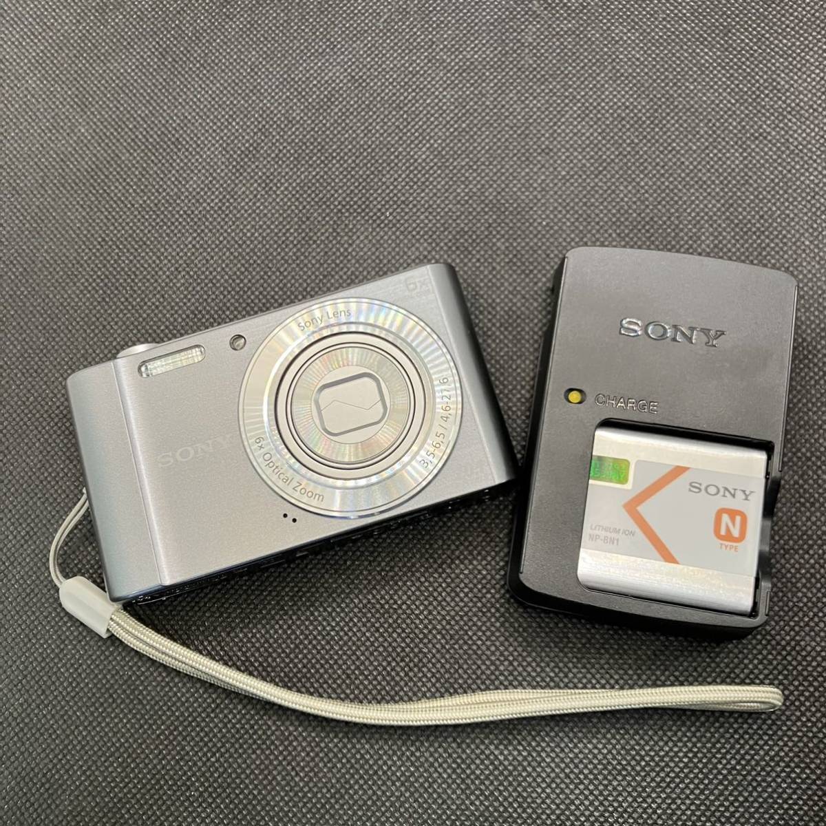 【稼動品】SONY デジタルカメラ Cyber-shot DSC-W810 バッテリーチャージャー・バッテリー・SDカード付き_画像1