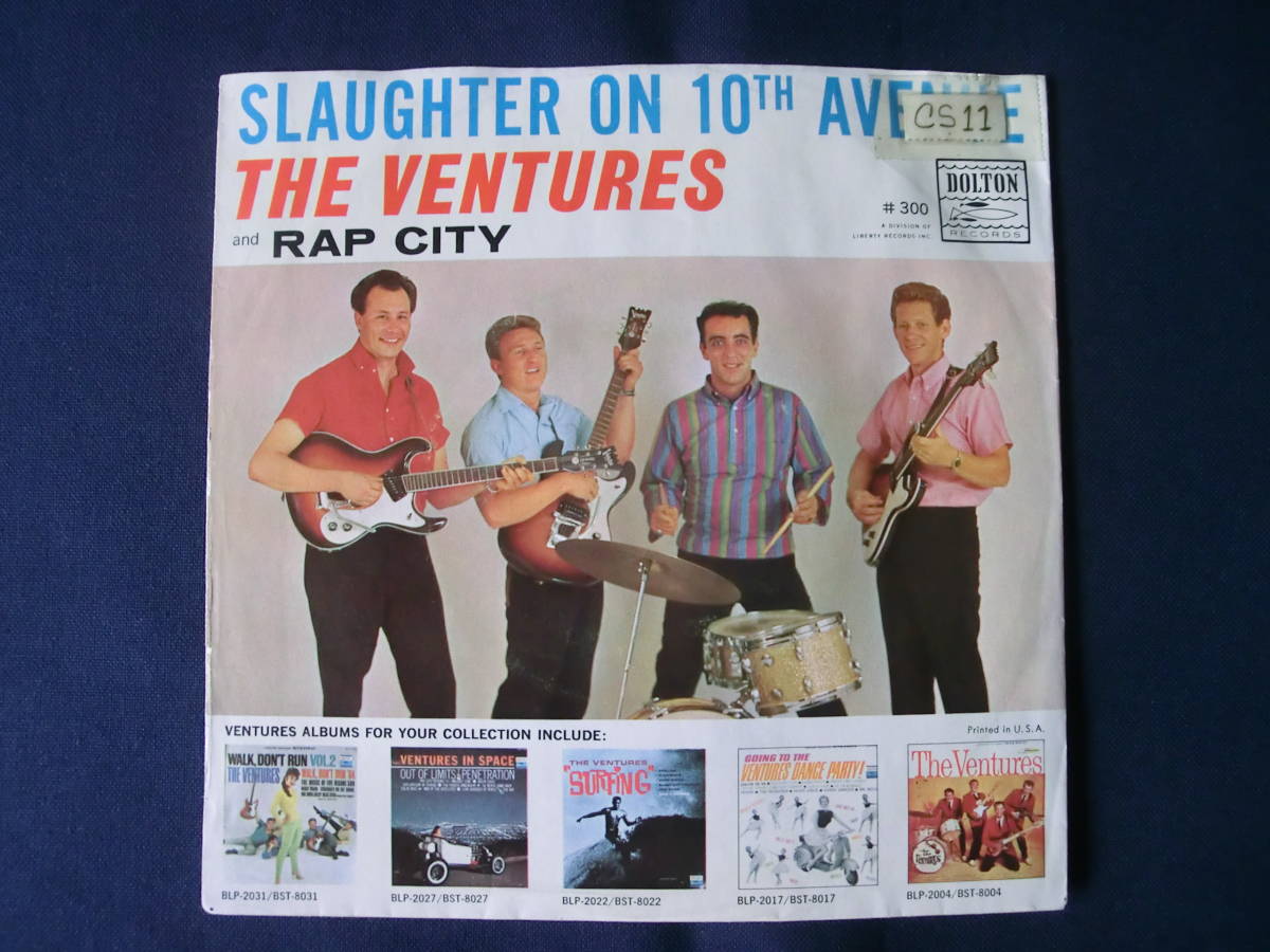 US盤 Ventures（ベンチャーズ）「Slaughter On 10th Avenue（10番街の殺人） ／ Rap City」DOLTON 300_画像1