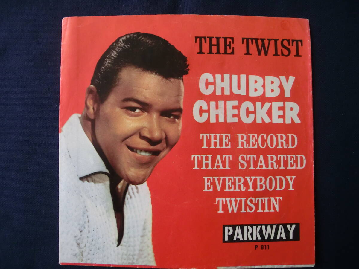 '60年,'62年全米No.1 US盤 Chubby Checker（チャビ・チェッカー）「Twist（ツイストNO.1） ／ Twistin' U.S.A」PARKWAY P811_画像1