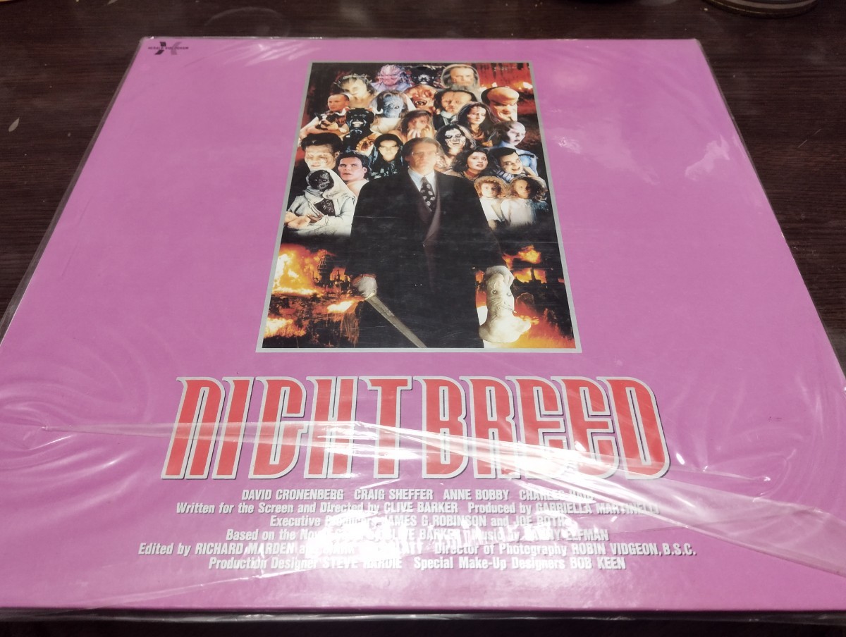 634 激レア盤　ミディアン　レーザーディスク　クライブ・バーカー　アンボビー　デビッド・クローネンバーグ　night breed_画像1