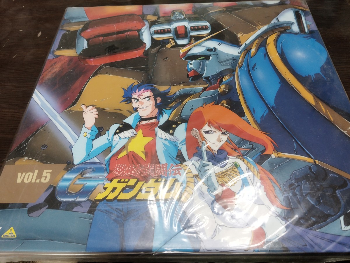  cheap Mobile FIghter G Gundam laser disk 2 sheets set arrow .. Bandai visual 