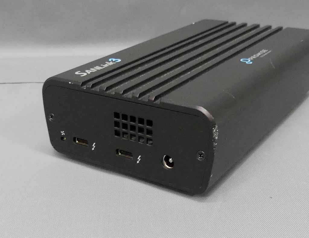 Promise SANLink3 F2 Thunderbolt3 16Gbps Fibre Channelアダプタ F29S31620070000 中古 現状渡し 〇 送料無料 S2402-6507_インターフェース