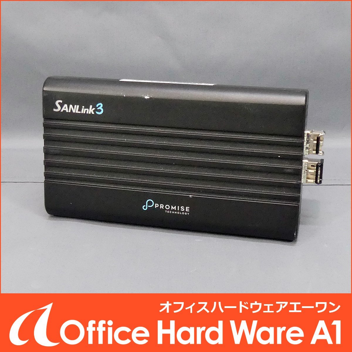 Promise SANLink3 F2 Thunderbolt3 16Gbps Fibre Channelアダプタ F29S31620070000 中古 現状渡し 〇 送料無料 S2402-6508_画像1