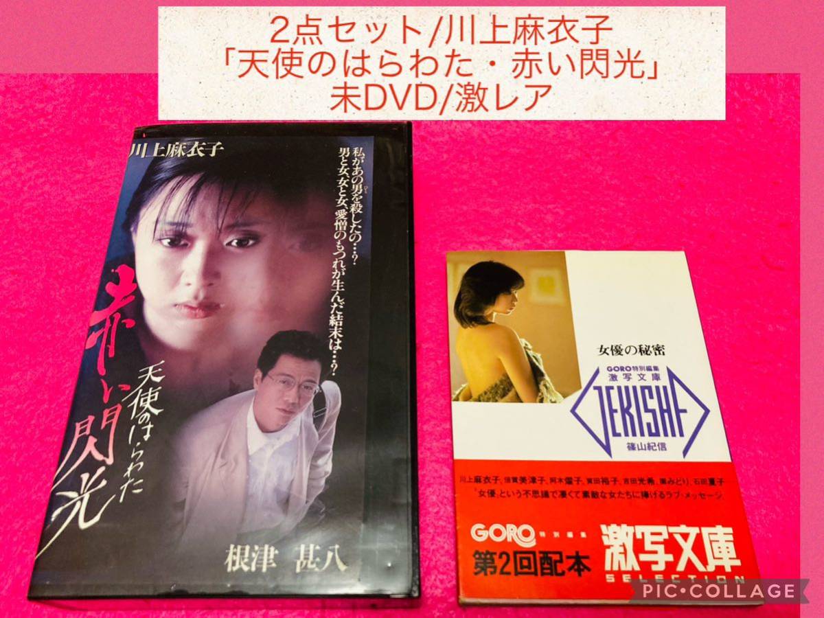 2点セット　天使のはらわた 赤い閃光【VHS】未DVD化/川上麻衣子/根津甚八/速水典子女優の秘密/倍賞美津子/ハードエロチックサスペンス_画像1