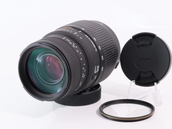 美品シグマ SIGMA 70-300mm F4-5.6 DG MACRO ニコン Nikon F FXフォーマット