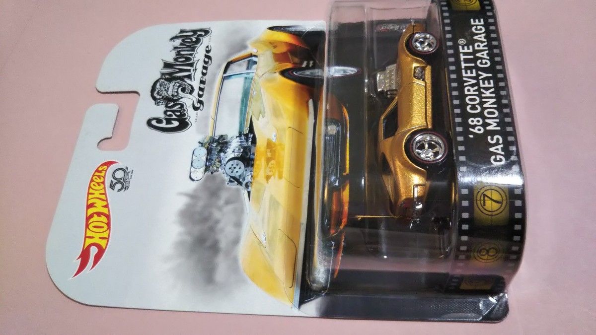 Hot Wheels  50th 68 Corveue  Gas Monkey ミニカー未開封