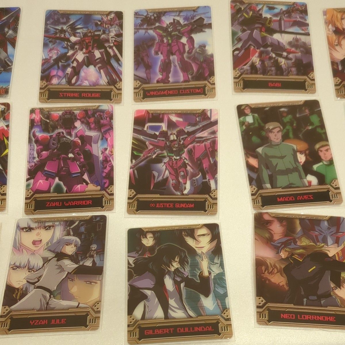 ガンダムSEED 希少昔の ウエハースプラカード まとめ売り セット ガンダムSEED 希少昔の ウエハースプラカード まとめ売り セット