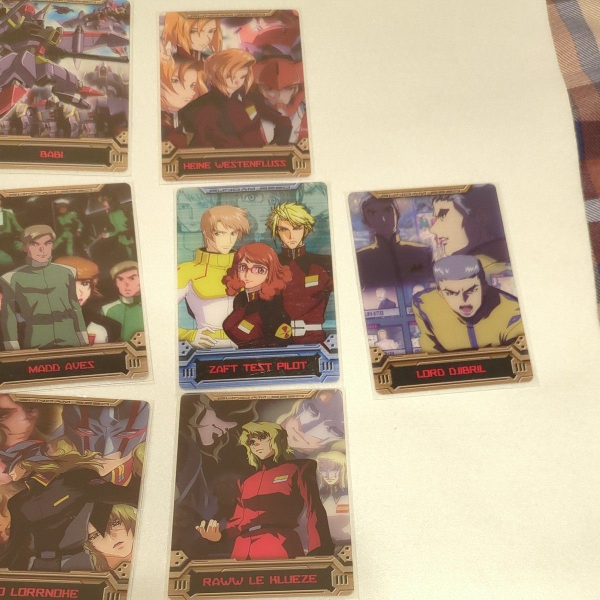 ガンダムSEED 希少昔の ウエハースプラカード まとめ売り セット ガンダムSEED 希少昔の ウエハースプラカード まとめ売り セット