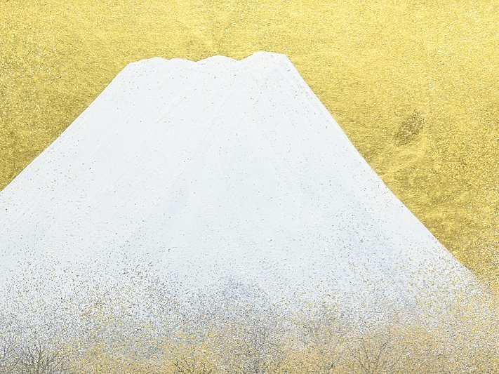 Yahoo!オークション - 【 渡辺 章雄「富士」日本画 4号 サイン入