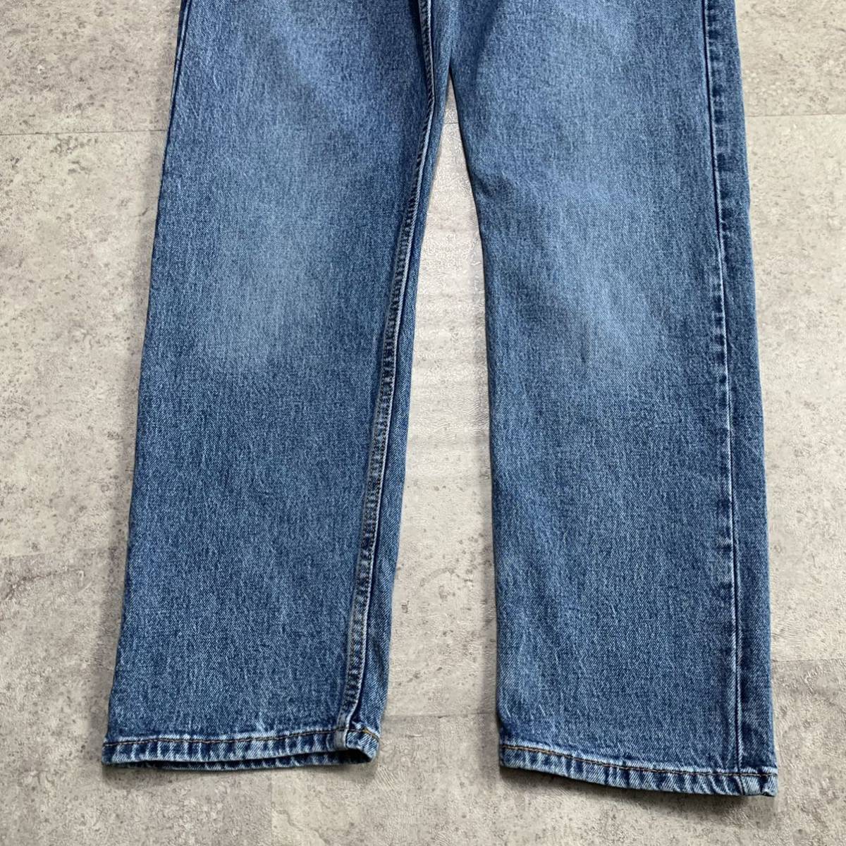 Levi's リーバイス 502 デニムパンツ 古着 ジーンズ W34 L29 テーパード ブルー ジーパン 色落ち_画像6