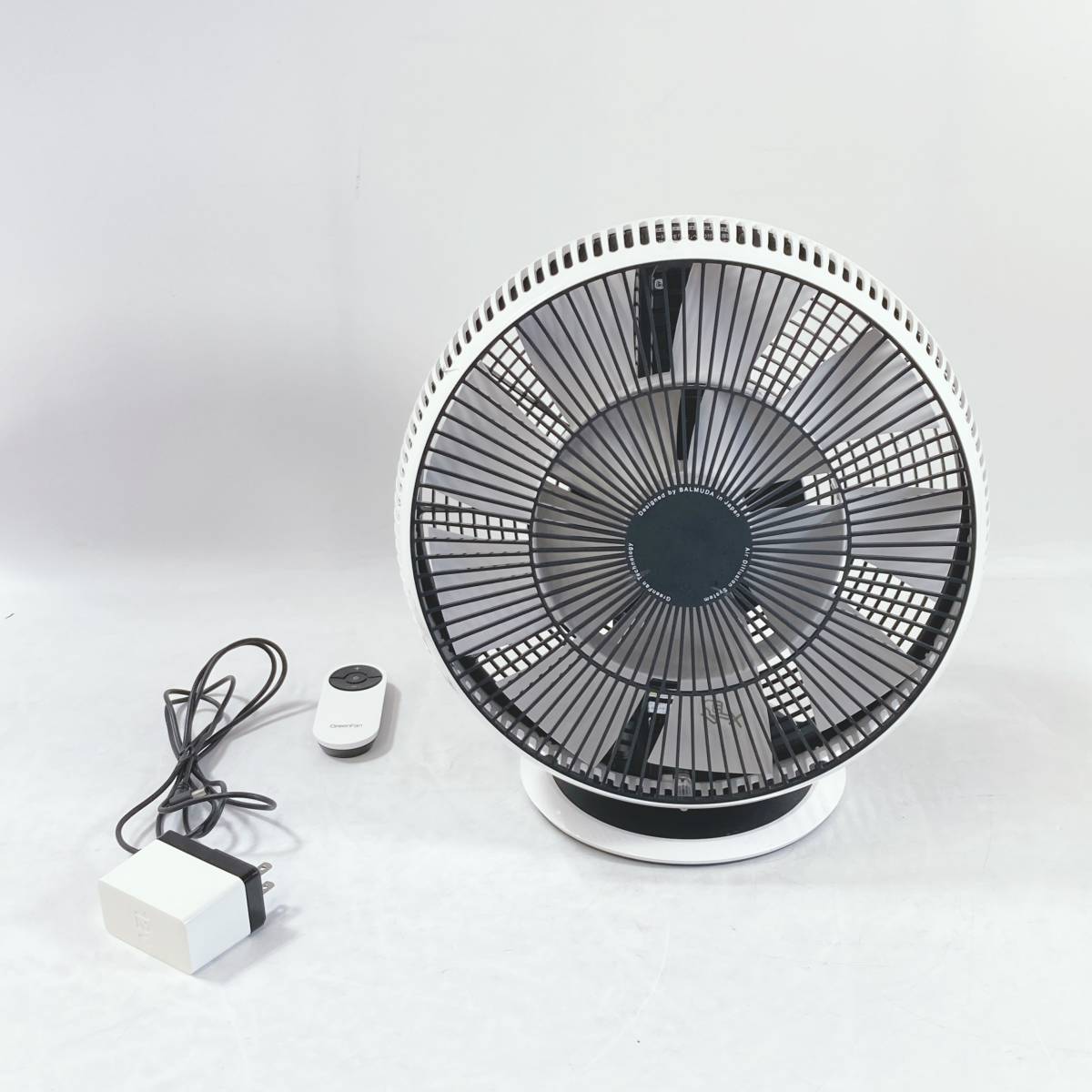 ◆◇バルミューダ DCモーター 省エネ サーキュレーター GreenFan Cirq EGF-3100-WK◇◆_画像1