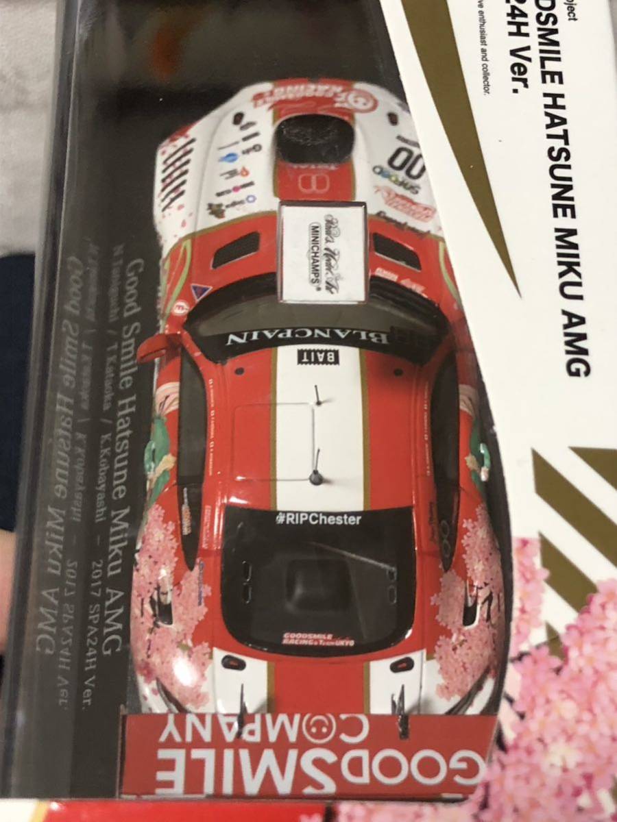 MINICHAMPS ミニチャンプス 1/43 No.00 GOODSMILE 初音ミク AMG GT3 2017 SPA24h ver. スパ24時間_画像6