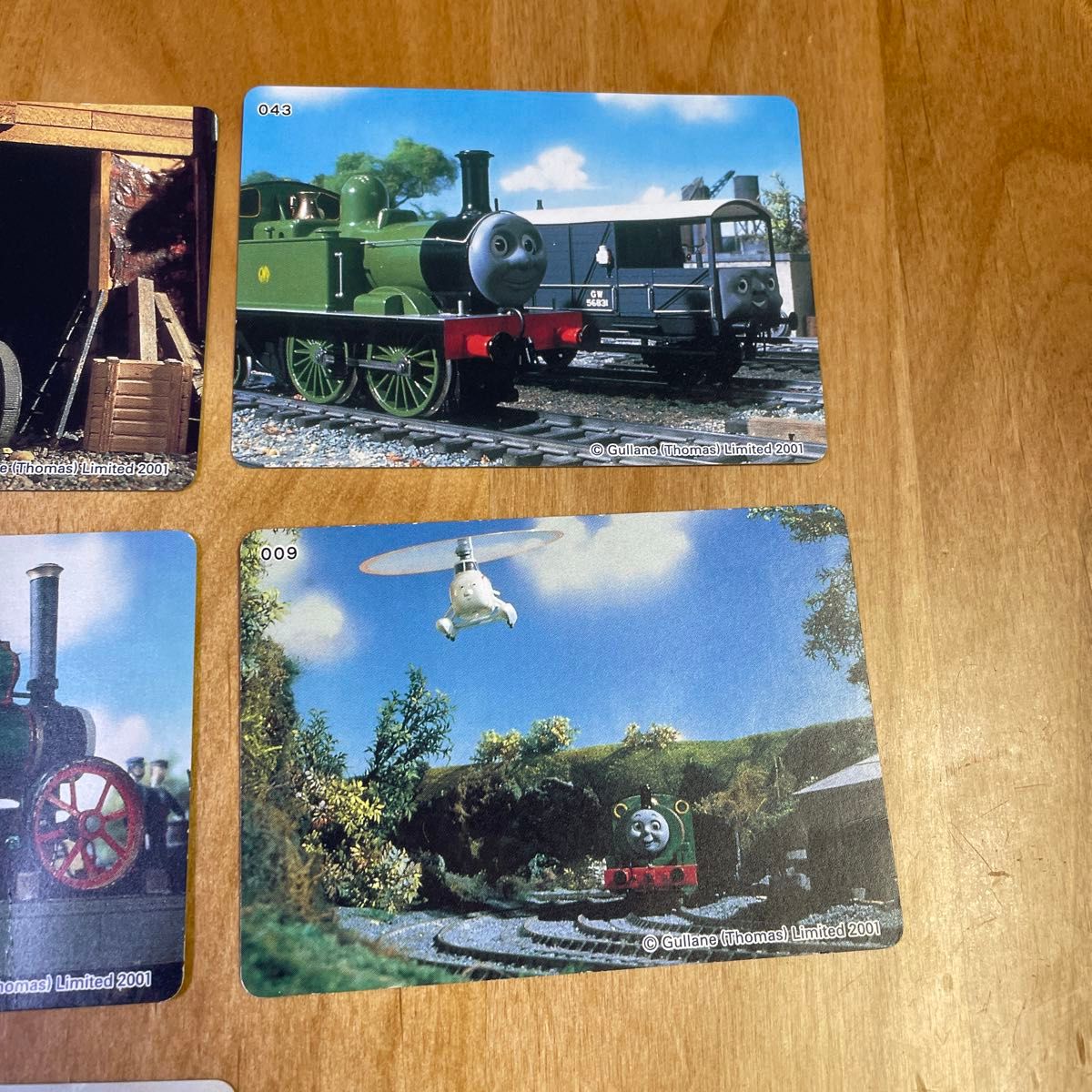 機関車トーマス　カード　5枚　トーマススクール