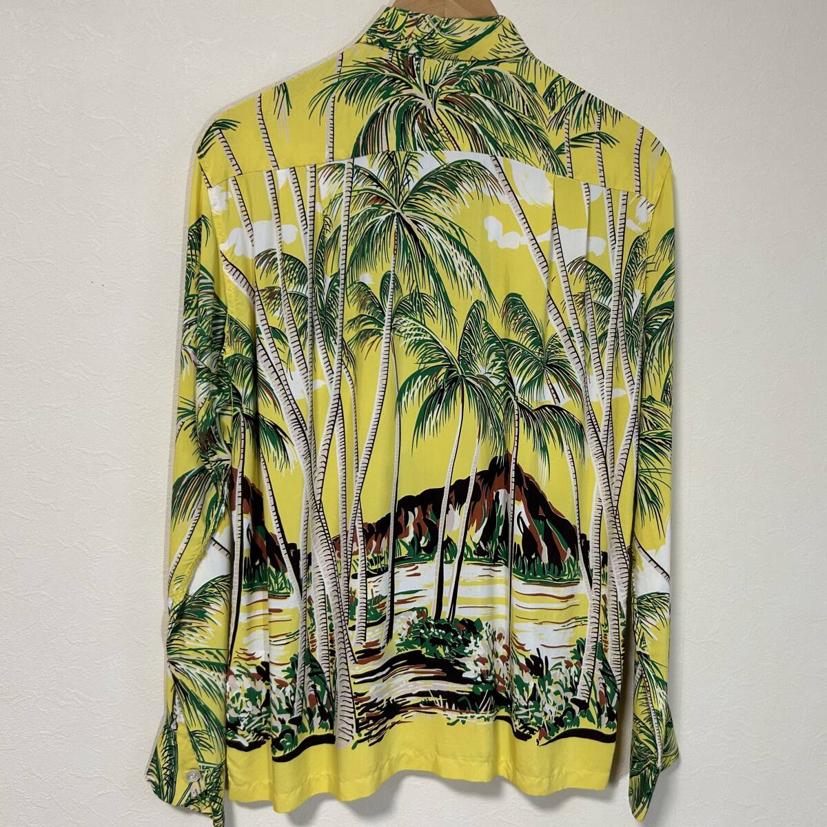 新品未使用 長袖 2016年 COCONUT PALMS & DIAMOND HEAD 実名 サンサーフ スペシャル アロハシャツ ロカビリー 50's vintage アメカジ 東洋_画像5