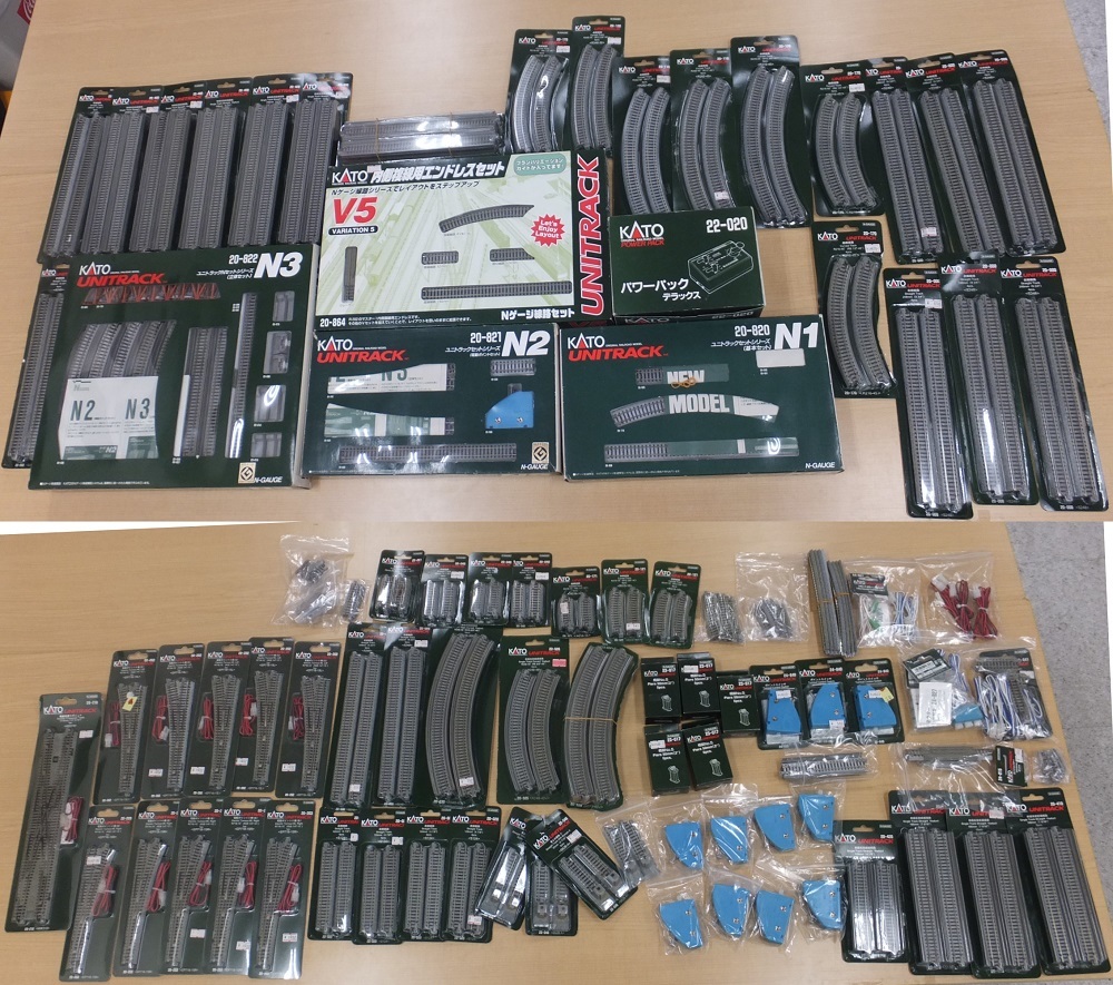 ▲1円~ Nゲージ KATO 鉄道模型 コントローラー レール 線路 ストラクチャー 等 まとめ 大量 セット ジャンク