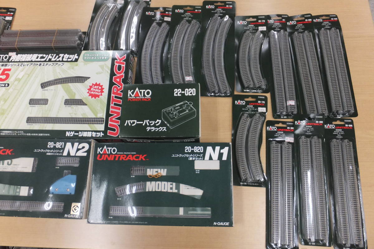 ▲1円~ Nゲージ KATO 鉄道模型 コントローラー レール 線路 ストラクチャー 等 まとめ 大量 セット ジャンク