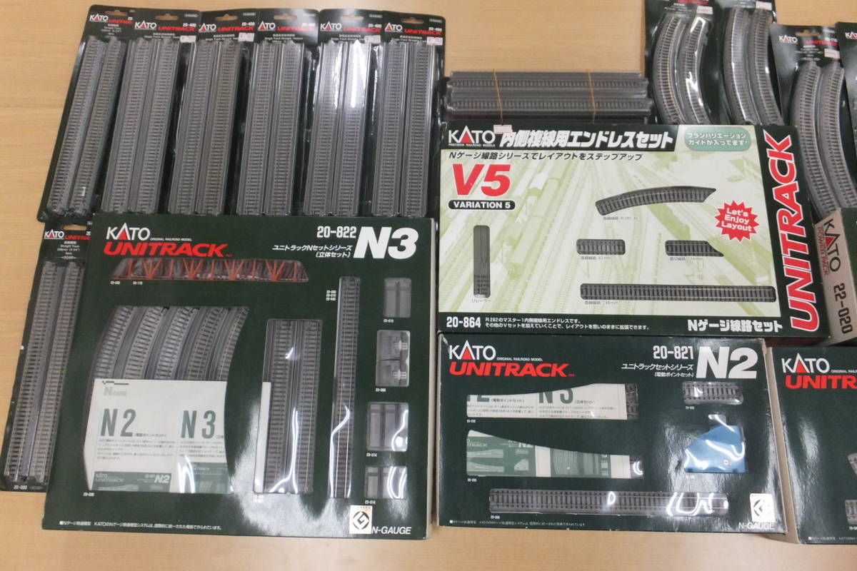 ▲1円~ Nゲージ KATO 鉄道模型 コントローラー レール 線路 ストラクチャー 等 まとめ 大量 セット ジャンク