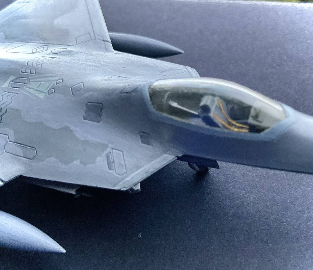 1/144 F-22 RAPTOR FG / トランペッター F-22 ラプター 完成品_画像2