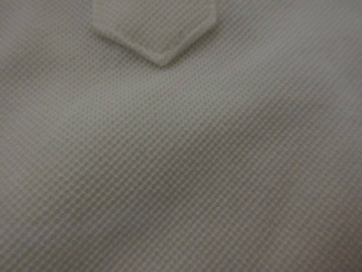 ②パーリーゲイツ　レディース　ワンポイント白長袖シャツ　サイズ２（L）_画像5