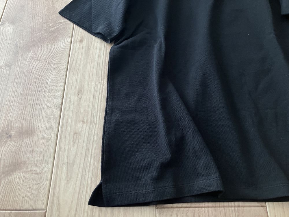 新品サンプル COMME CA MEN コムサメン 日本製 レギュラーカラー半袖ポロシャツ 05ブラック Mサイズ 9999 定価14,300円_画像2