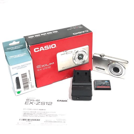 CASIO EXILIM EX-ZS12 4.6-23.0mm 1:3.2-6.5 コンパクトデジタルカメラ QG021-97_画像1