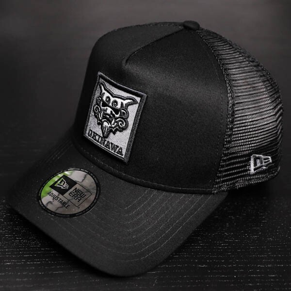 限定沖縄 守り神シーサー獅子 NEWERA 野球帽子 ニューエラ キャップ7_画像1