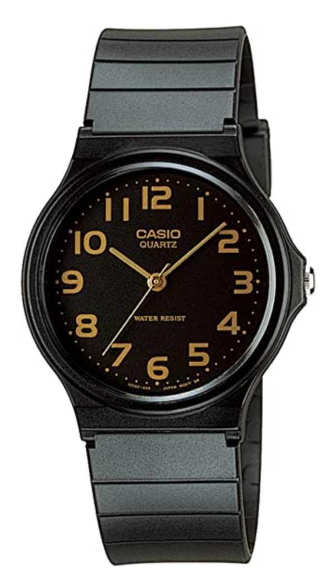 ★即決★CASIO カシオ 腕時計 カシオ コレクション　国内正規品　MQ-24-1B2LJF　チプカシ　ブラック×ゴールド　新品　BEAMS_画像1