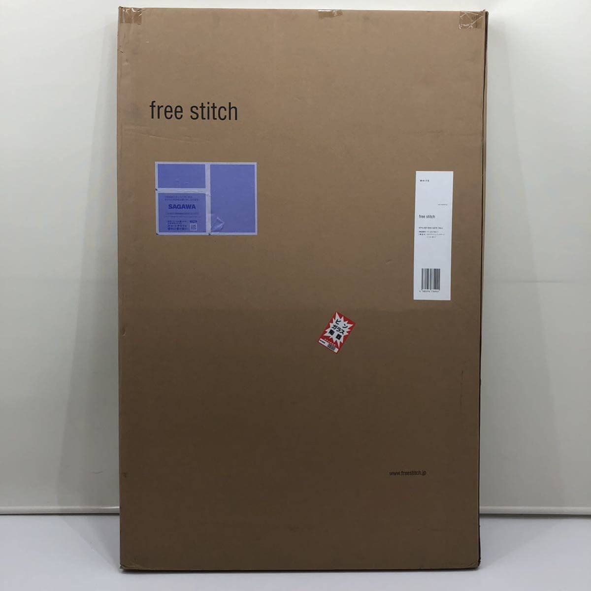 I ☆未使用品☆ free stitch フリーステッチ スタイリッシュ ドッグ ゲート トール FF-1833 ホワイト 定価10,890円_画像5