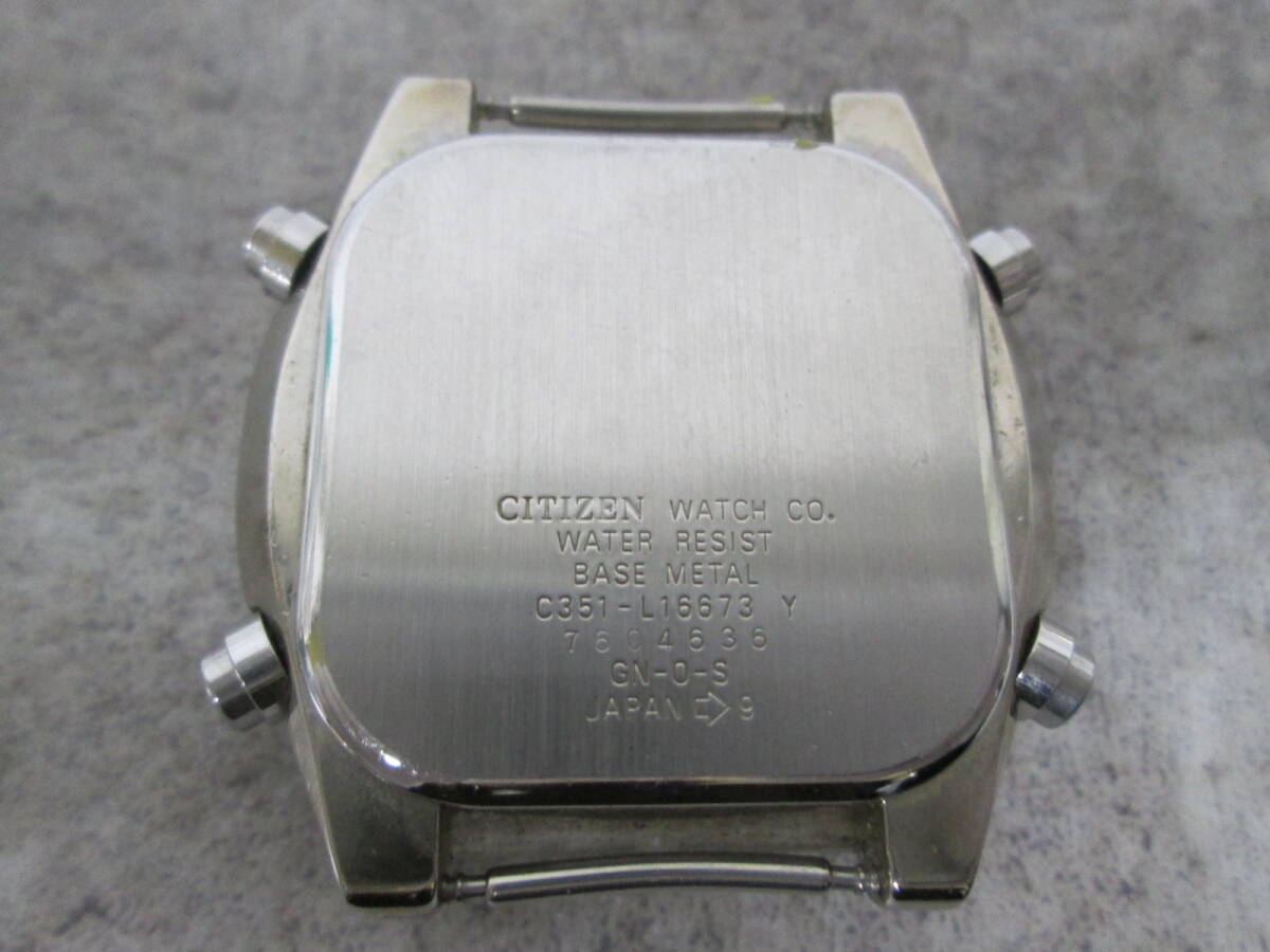 【0221n Y9410】CITIZEN シチズン 腕時計 independent インディペンデント 1481010 C351-L16673 デジタル デジアナ_画像4