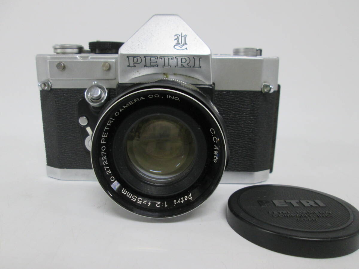 【0222n S9491】ペトリ PETRI V6 C.C Auto 1:2 f=55mm フィルムカメラ 一眼レフ_画像1