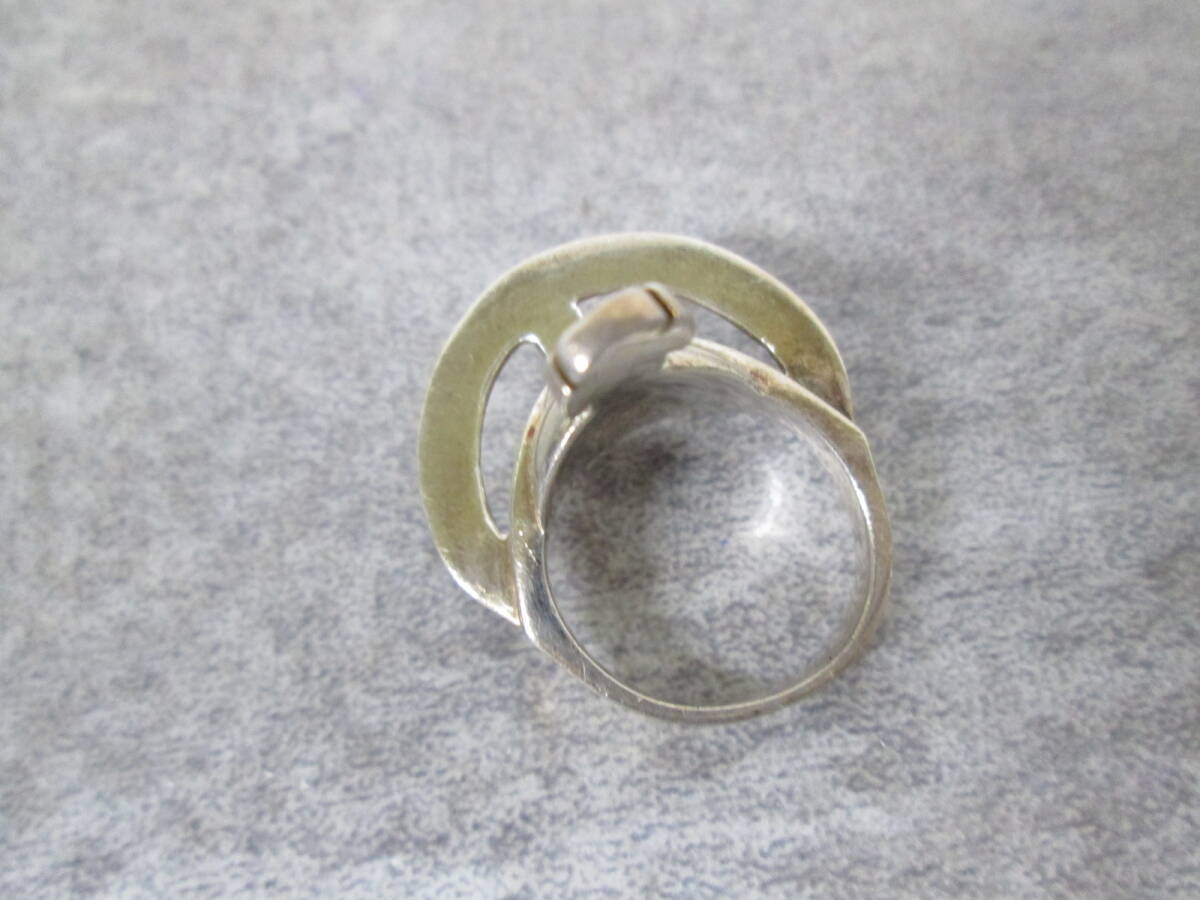 【0226n F9532】ヴィヴィアンウエストウッド Vivienne Westwood 初期 ソリッド オーブリング 指輪 シルバー silver925 11号 8g の画像7